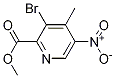 3-溴-4-甲基-5-硝基吡啶甲酸甲酯