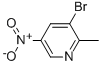 3-溴-2-甲基-5-硝基吡啶
