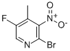2-溴-5-氟-4-甲基-3-硝基吡啶